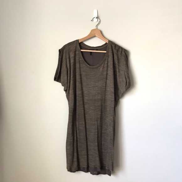 Obakki Dresses & Skirts - obakki Dress Linen Brown Short Sleeve S